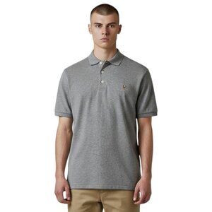 Polo Ralph Lauren Men's Polo Shirt Heather Gray Big and Tall Size 4XB 4XL NWT